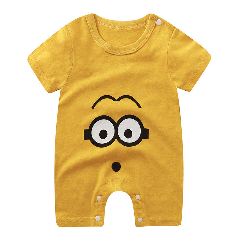 Baby Cotton Short-Sleeve Romper