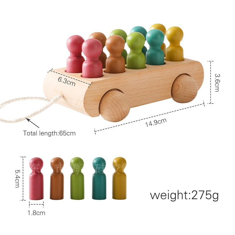 Baby Crawling Rope Pull Cognitive Toy