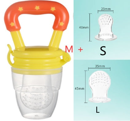 Silicone Baby Pacifier Complementary Food Feeder Soother