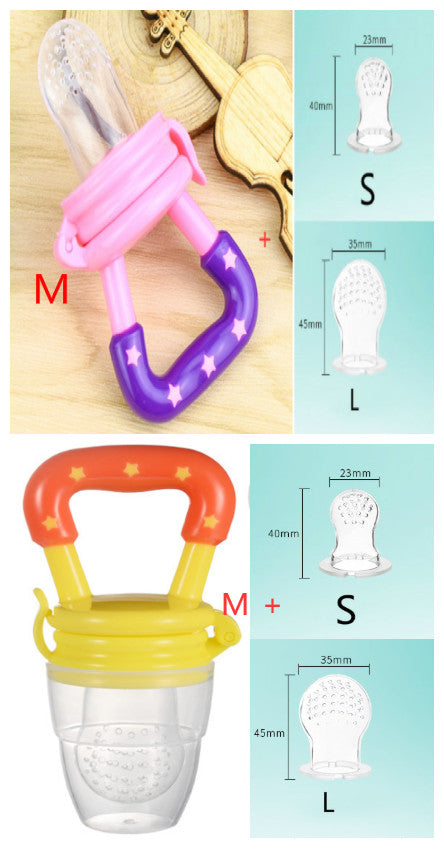 Silicone Baby Pacifier Complementary Food Feeder Soother