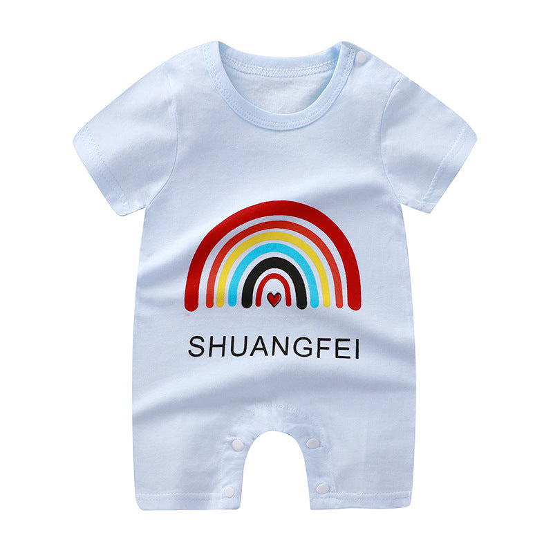 Baby Cotton Short-Sleeve Romper