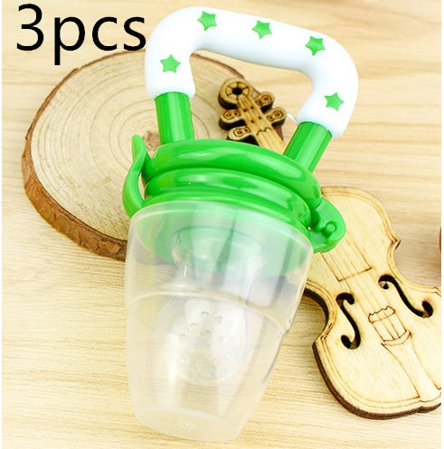 Silicone Baby Pacifier Complementary Food Feeder Soother