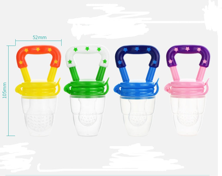 Silicone Baby Pacifier Complementary Food Feeder Soother