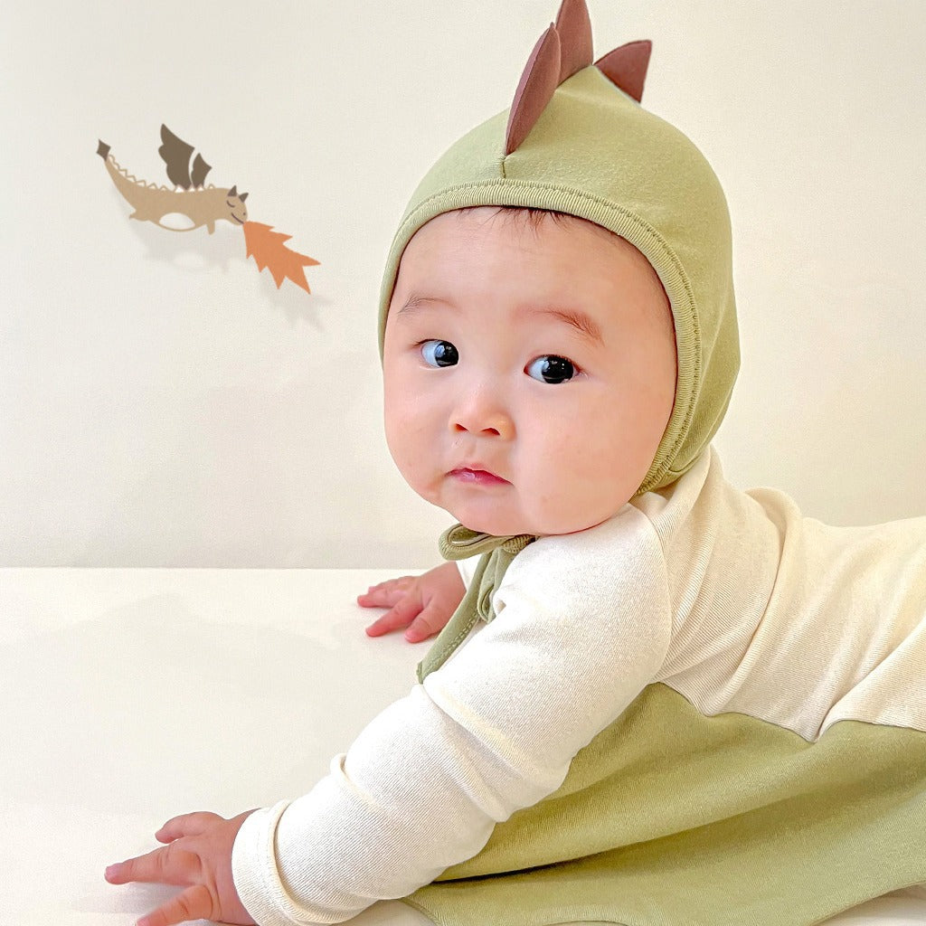 Baby Dragon Print Romper One-Piece