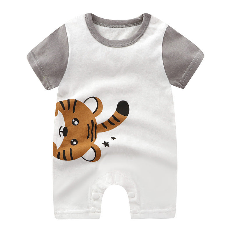 Baby Cotton Short-Sleeve Romper