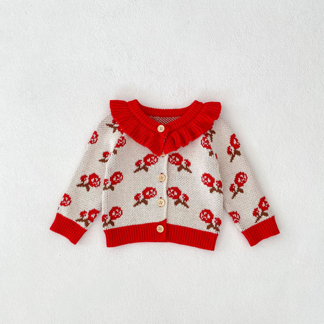 Baby Girl's Wedding Clothes Knitted Cardigan