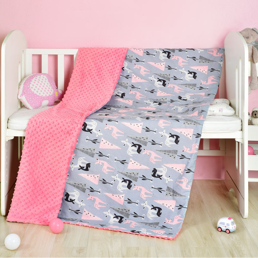 Cotton Bean Baby Cartoon Blanket Quilt
