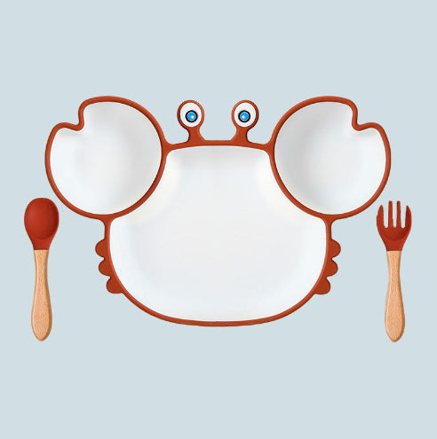 Silicone Baby Feeding Plate and Bowl Set