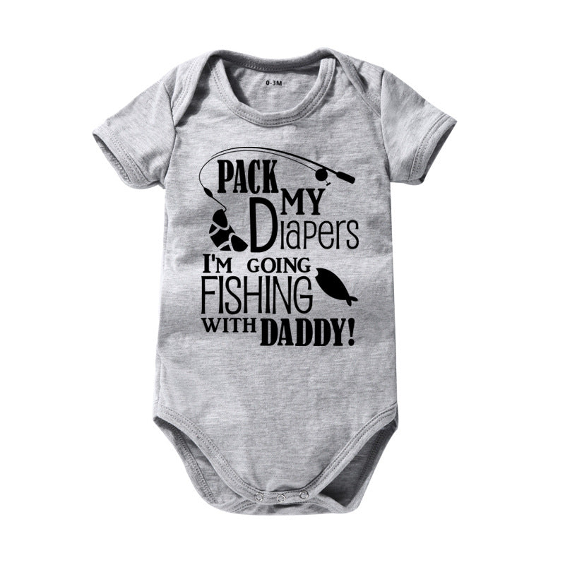 Baby Cotton Printed Romper Bodysuit