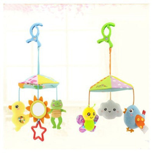 Music Rotating Baby Toy Stroller Pendant Umbrella Canopy Design