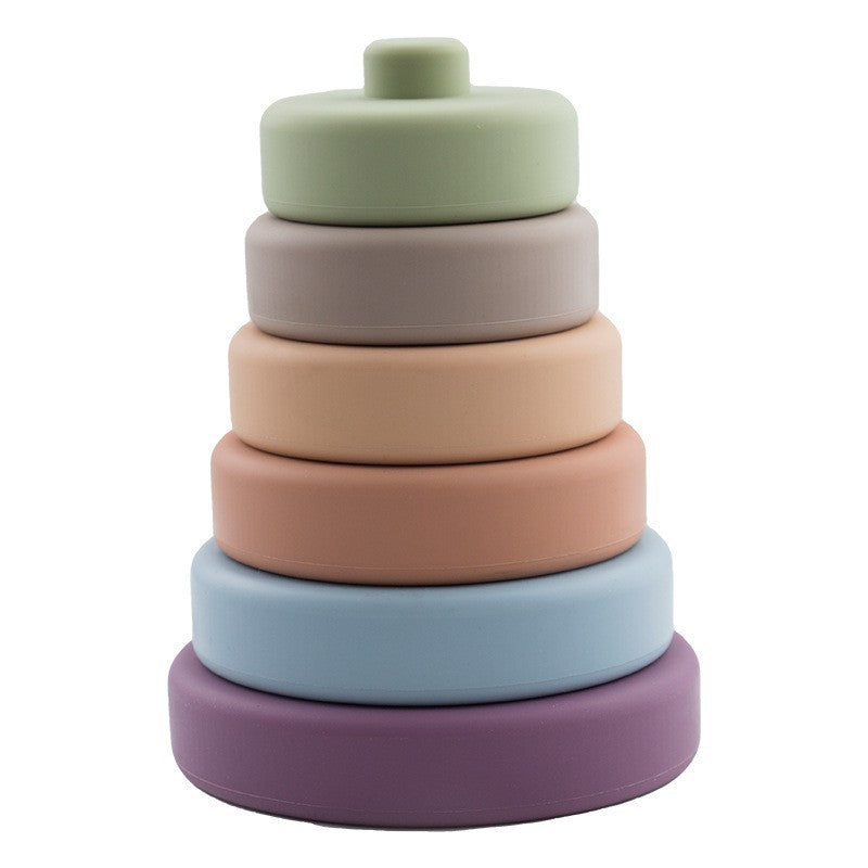 Jenga Baby Early Learning Silicone Block Toy