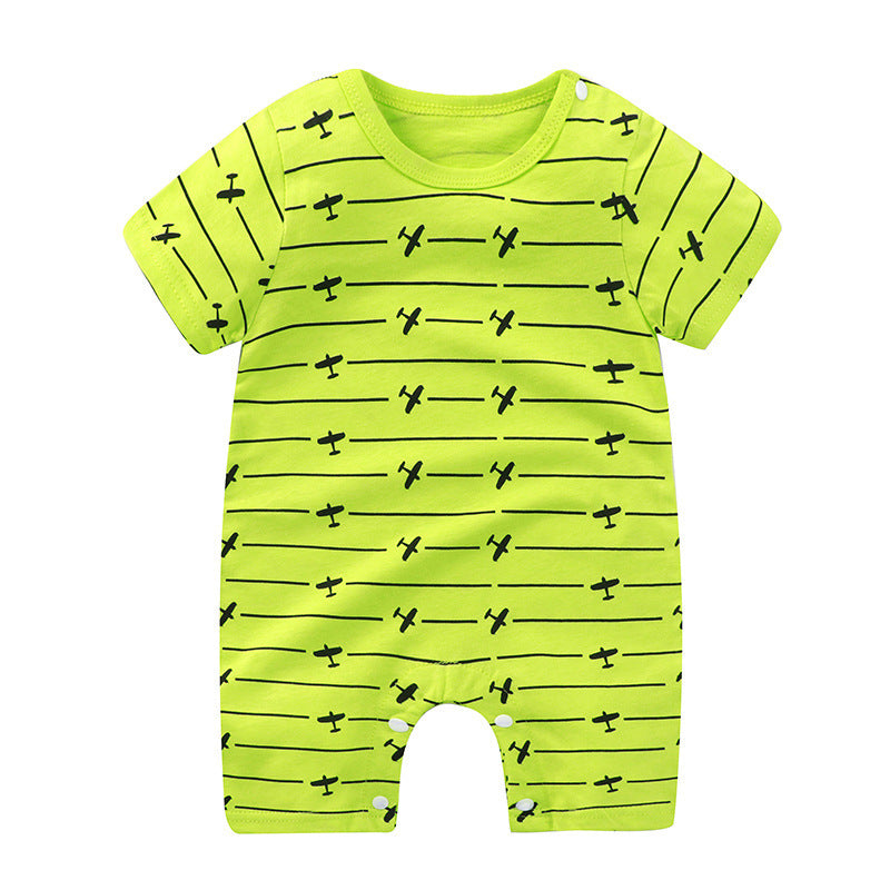 Baby Cotton Short-Sleeve Romper