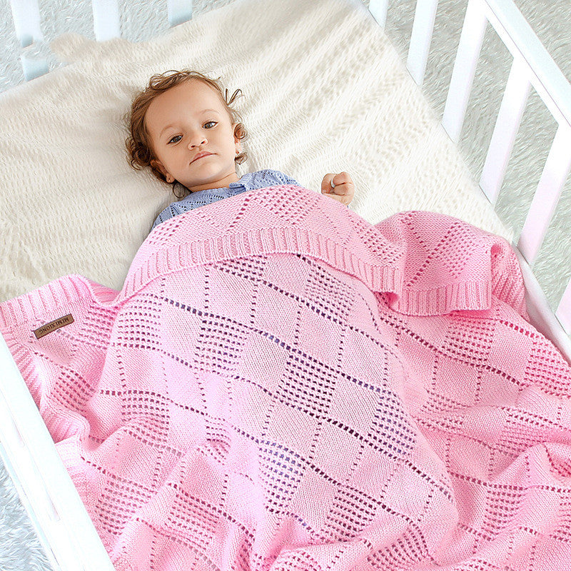Ins Hot Sale Baby Blanket Solid Color