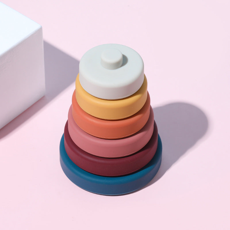 Jenga Baby Early Learning Silicone Block Toy
