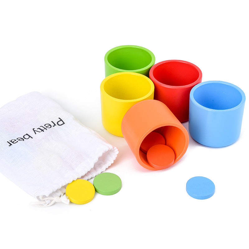 Baby Early Learning Color Sorting Cups Toy