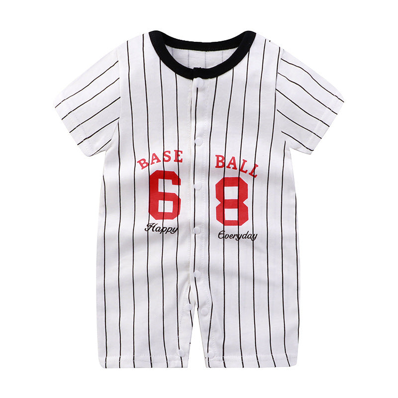 Baby Cotton Short-Sleeve Romper
