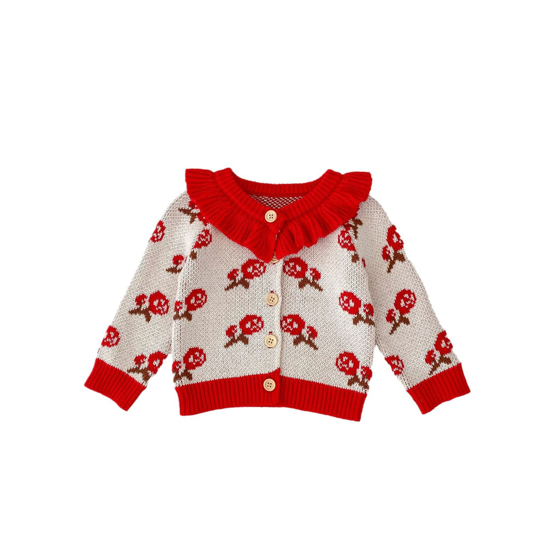Baby Girl's Wedding Clothes Knitted Cardigan
