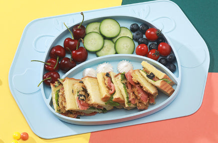 Silicone Baby Feeding Plate and Bowl Set