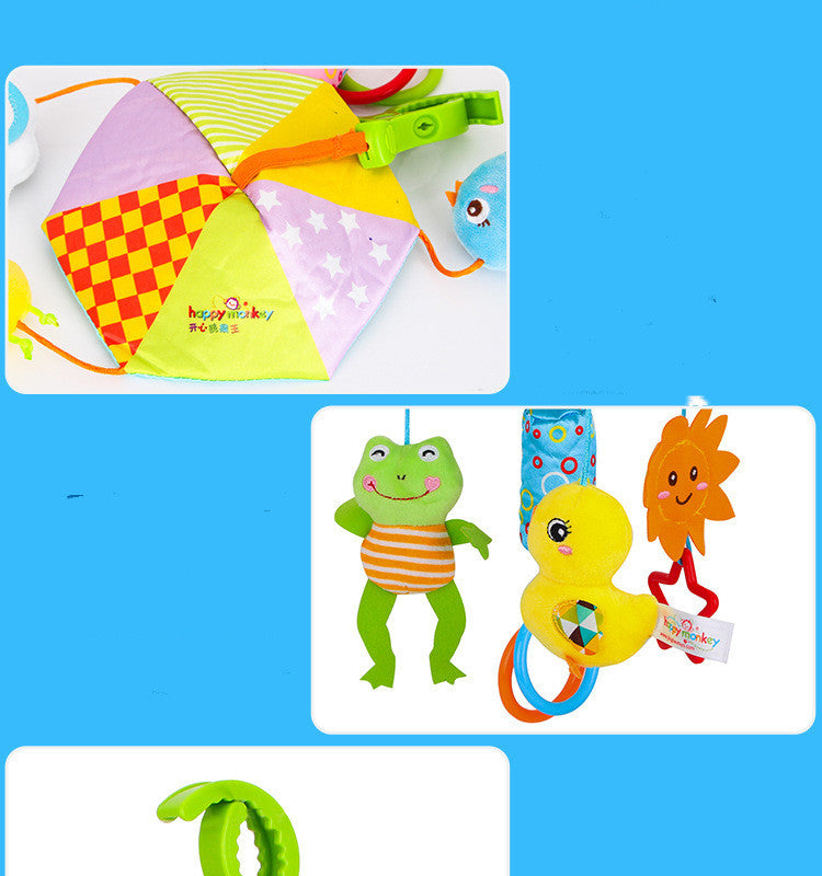 Music Rotating Baby Toy Stroller Pendant Umbrella Canopy Design