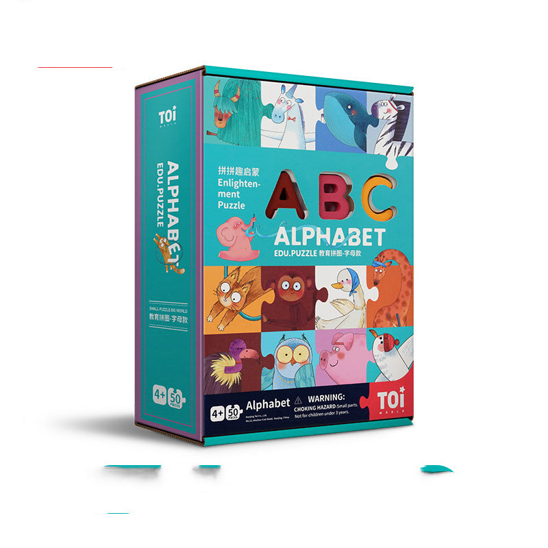 Baby Wooden Numbers & Letters Educational Puzzle