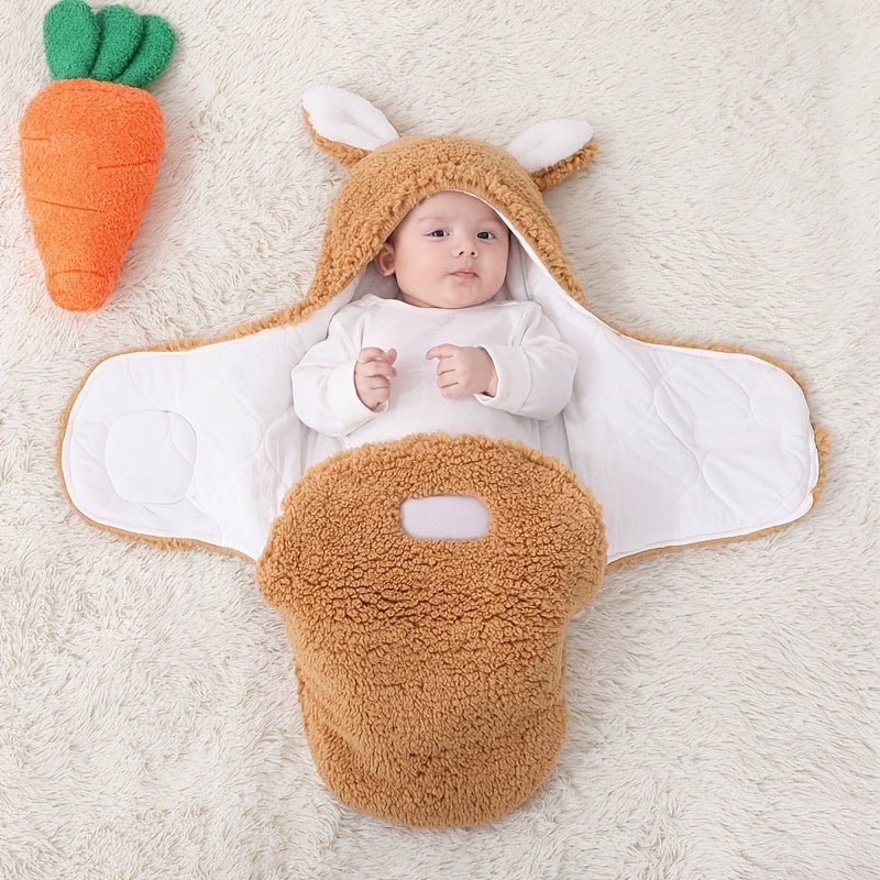 Super Soft Baby Sleeping Bag Fluffy Fleece Newborn Blanket