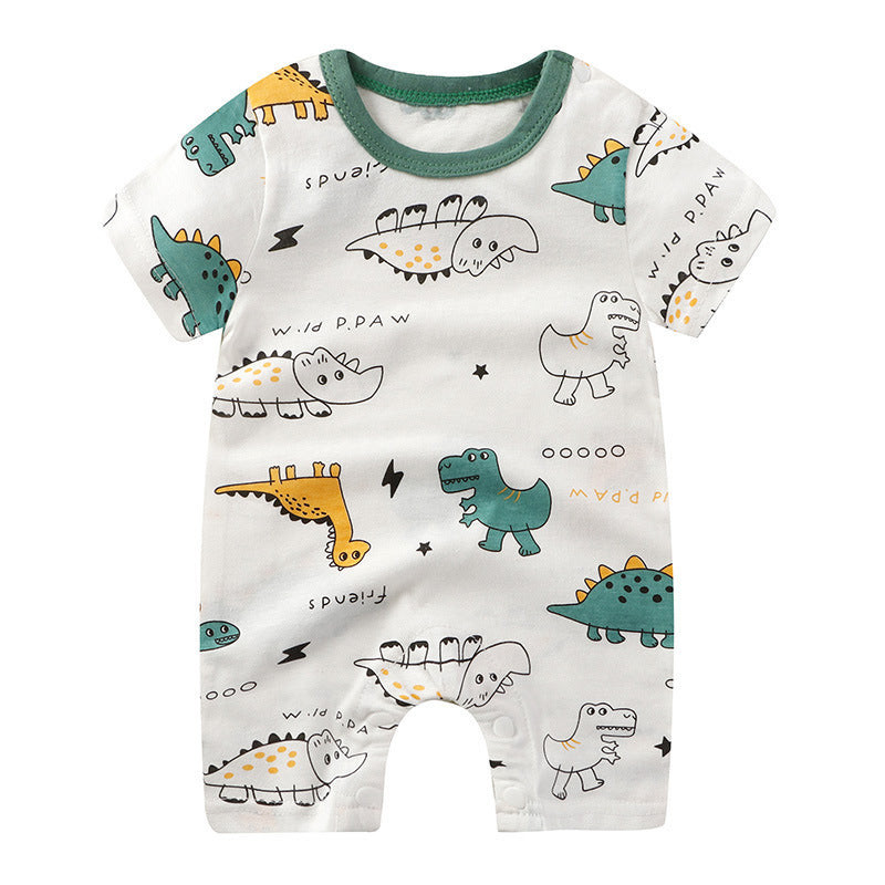 Baby Cotton Short-Sleeve Romper