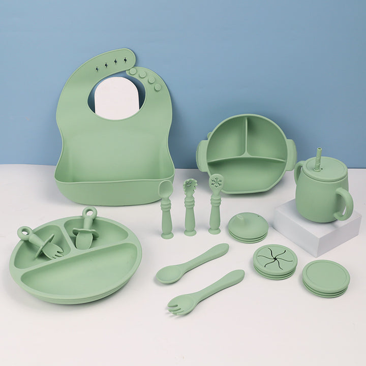 Silicone Baby Feeding Set 15-Piece
