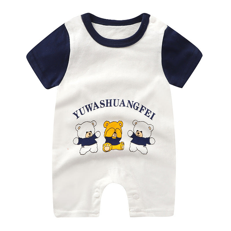 Baby Cotton Short-Sleeve Romper
