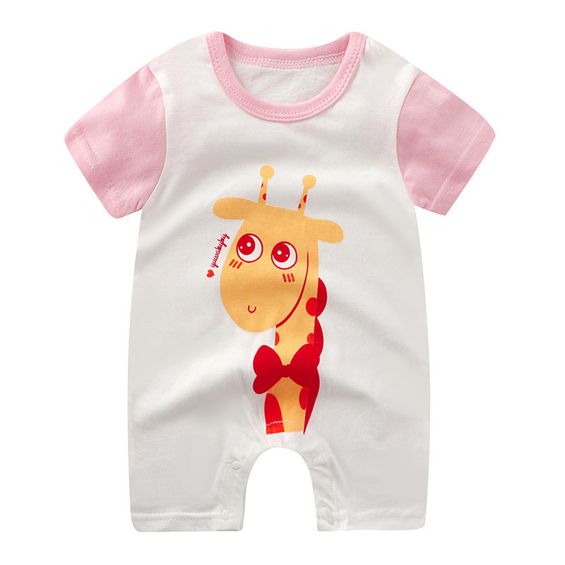 Baby Cotton Short-Sleeve Romper