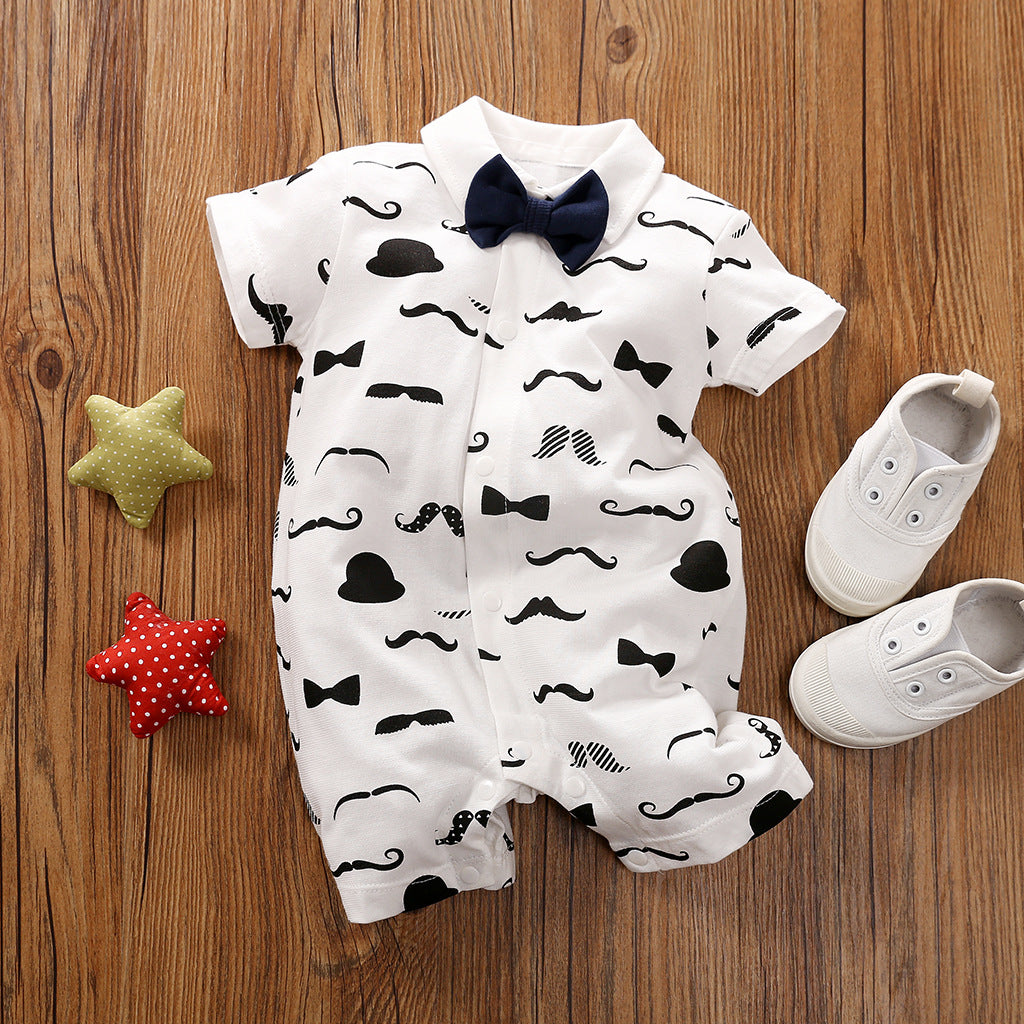 Baby Boys' Long-Sleeve Gentleman Romper