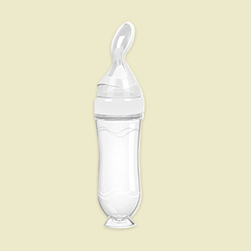 Baby Silicone Rice Paste Feeding Bottle